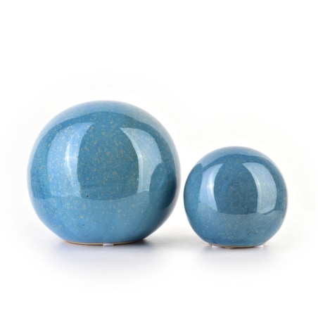 SAGGIO BLUE Kula dekoracyjna 15X15XH14CMniebieska