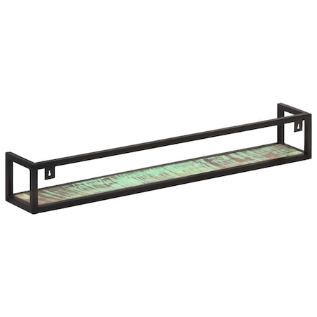 vidaXL Półki ścienne, 2 szt., 120 cm, lite drewno z odzysku