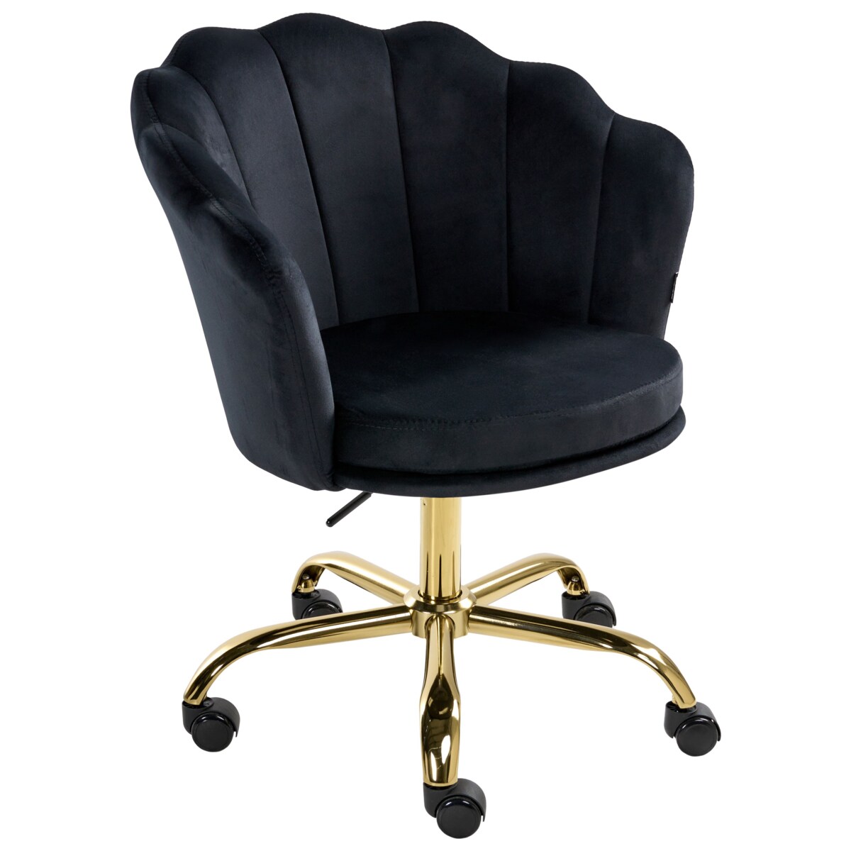 Krzesło obrotowe MONTICELLO Welur Czarny