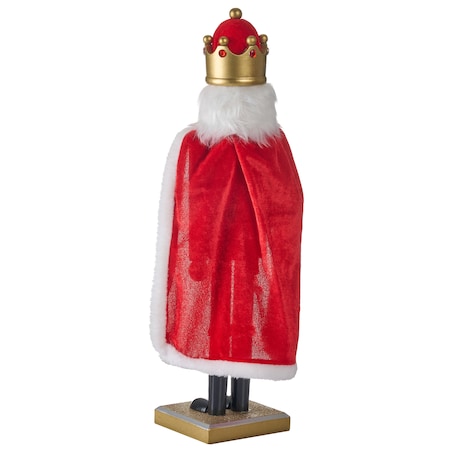Figurka dekoracyjna HALLSJON Dziadek do orzechów 50 cm Czerwony/ zielony