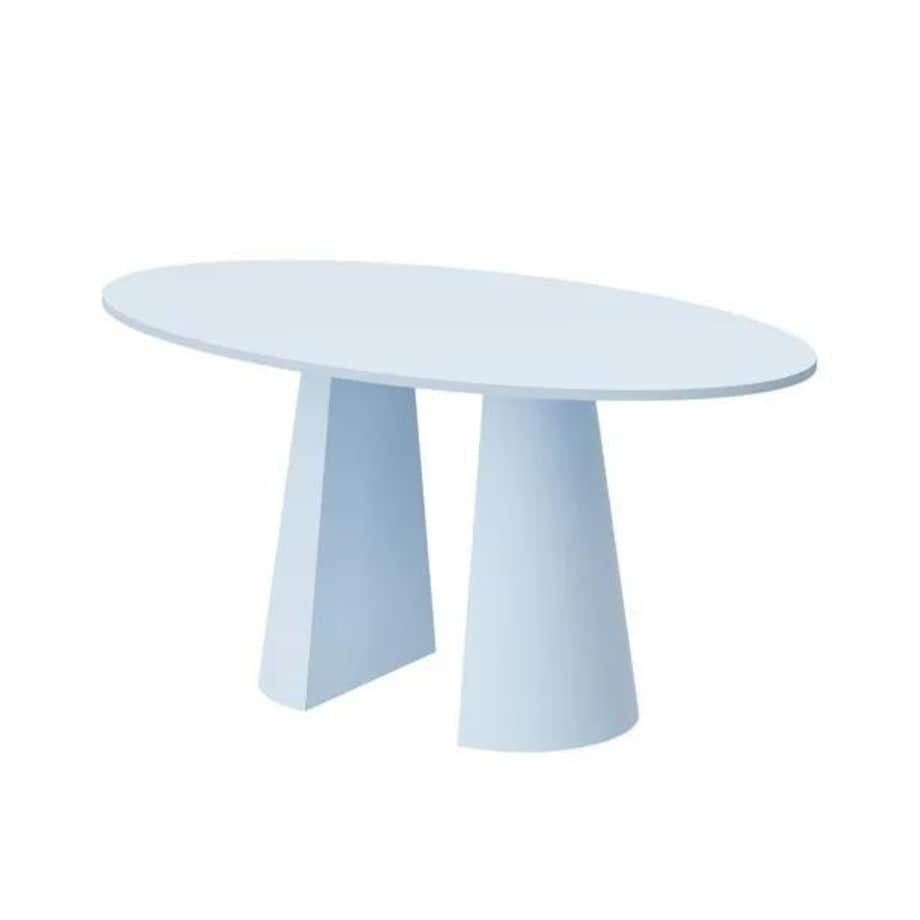 Stół LAZIO 160x90 niebieski