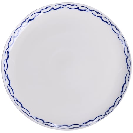 Zastawa stołowa 24-częściowa AMCHUR Porcelana Biały/ niebieski