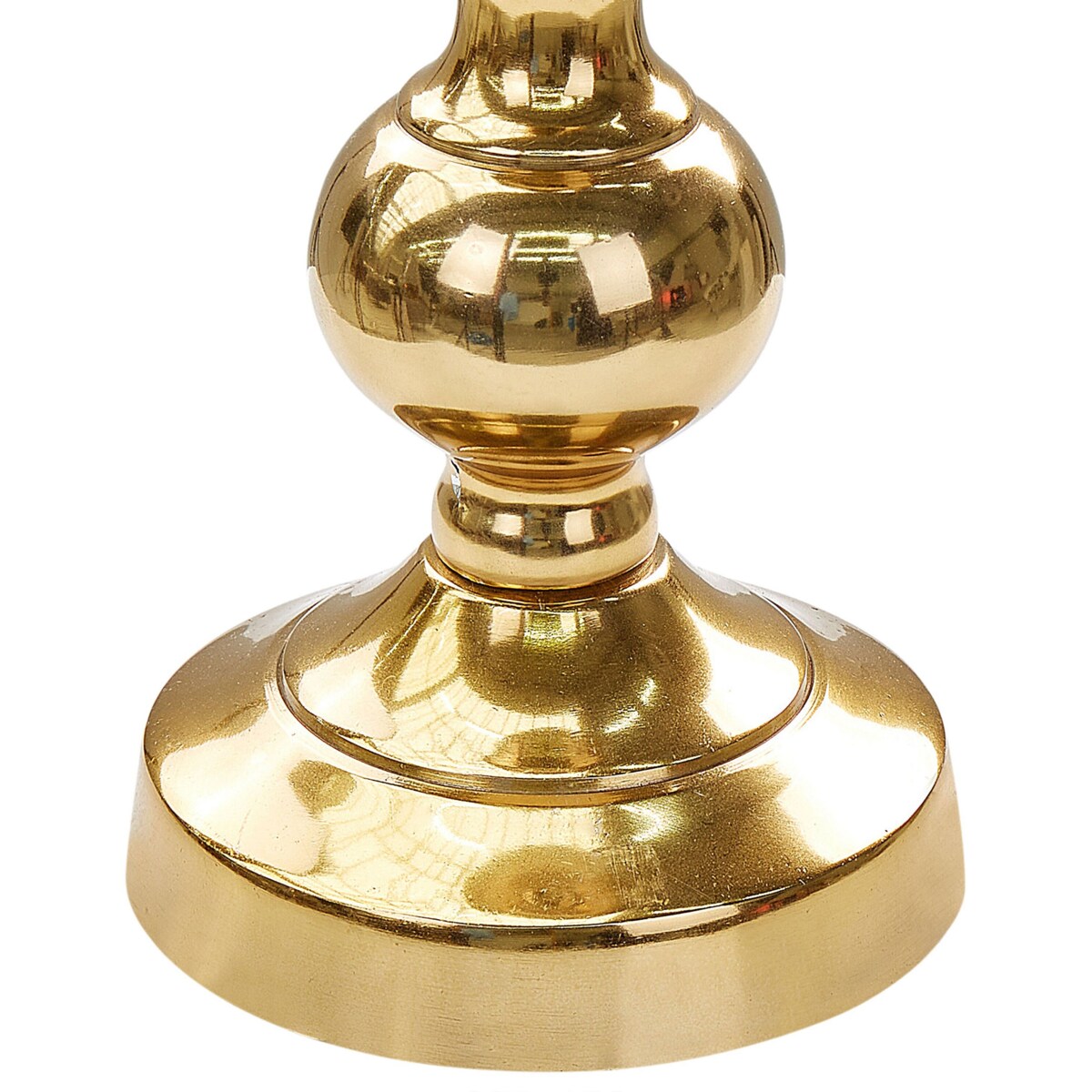 Zestaw 2 świeczników metalowy złoty DIRIN