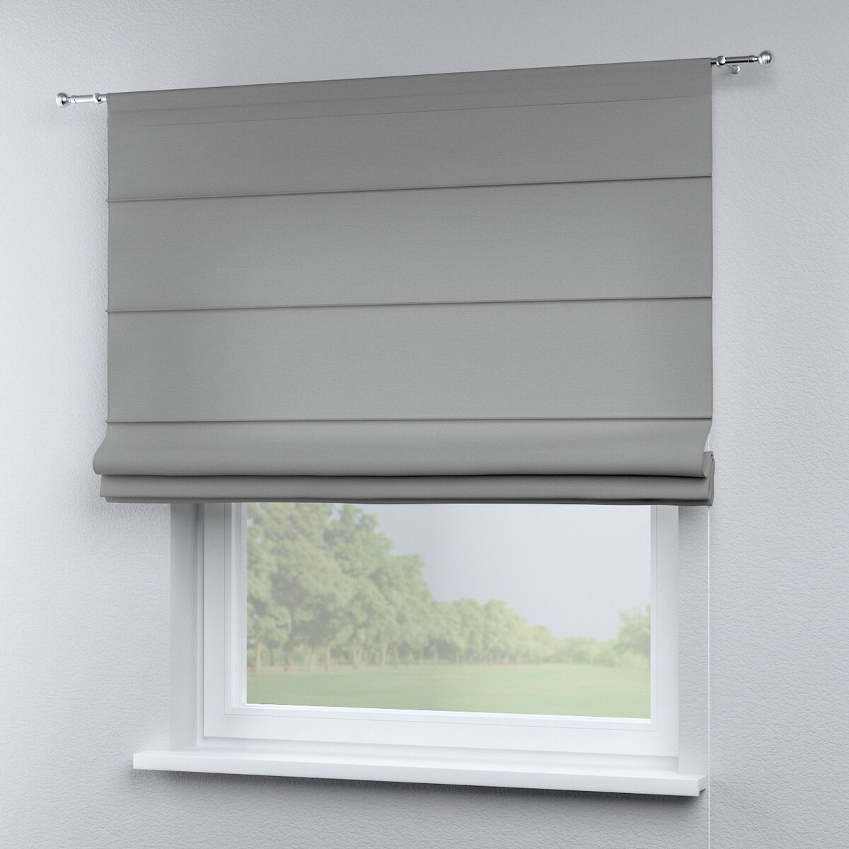 Roleta rzymska Torino, szary, Loneta