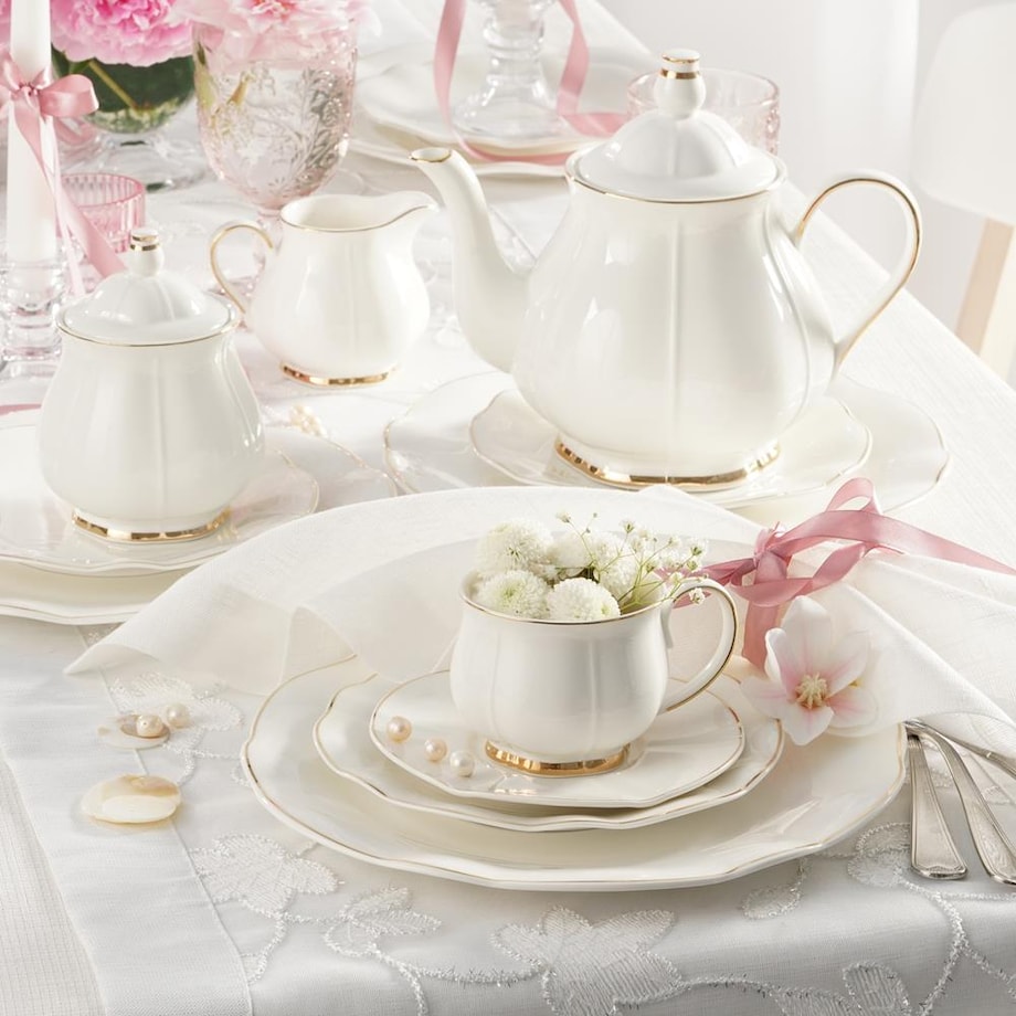 VILLA ITALIA Dzbanek do herbaty porcelanowy 1,2 litra SANDRINE