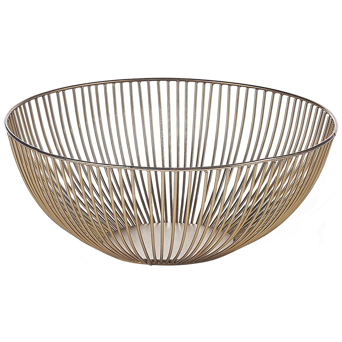 Zestaw 3 mis dekoracyjnych GARUT Metal Złoty