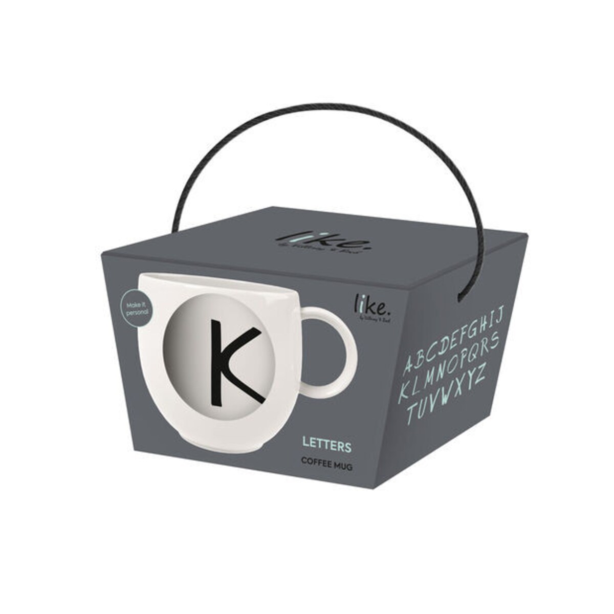 Kubek z literą K Letters, Villeroy & Boch