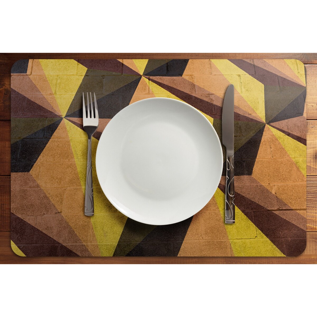 Komplet mat pod talerz Nowoczesna abstrakcja, 6 szt. 45x30cm