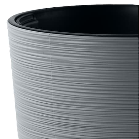 Doniczka Donica Ogrodowa 25 Cm Okrągła Na Taras Do Ogrodu Domu Szary