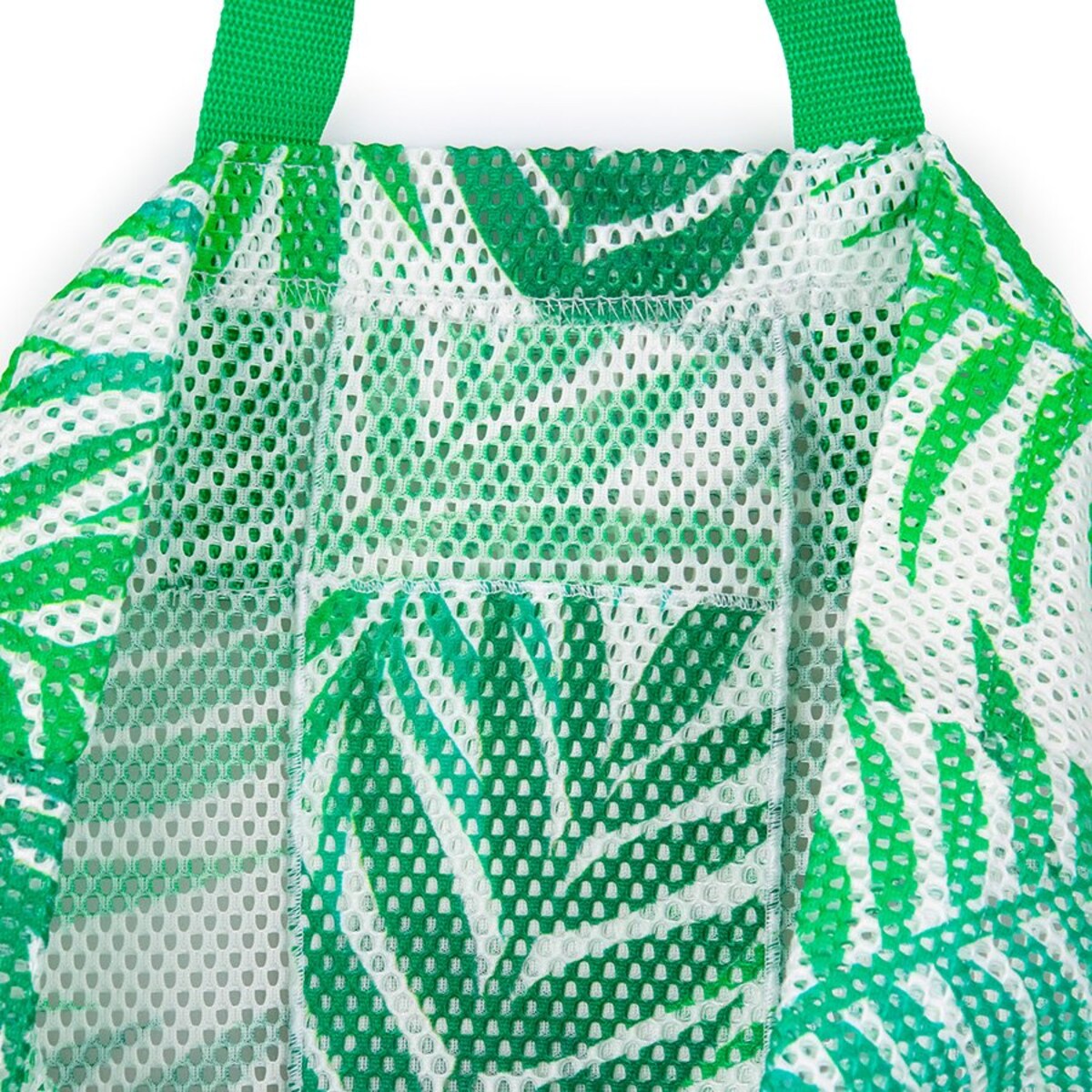 Torba plażowa zielona liście palmy 45×34 cm