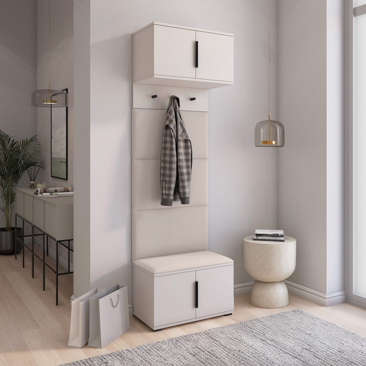 Garderoba Napoli wersja 5 Trinity 01 beżowy Cashmere