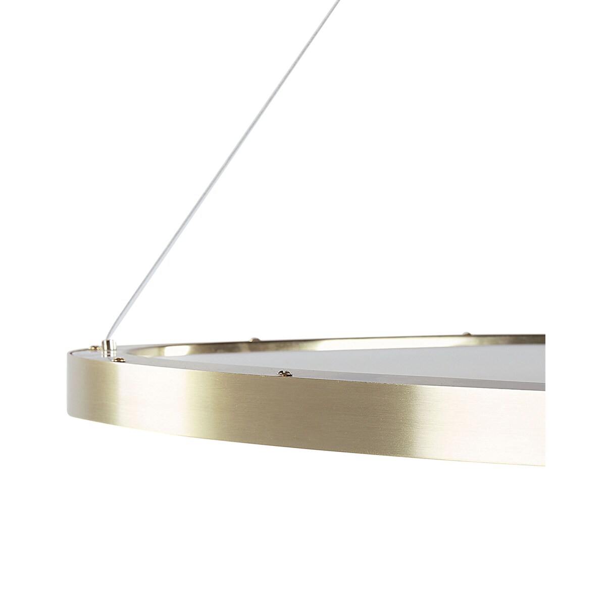 Lampa wisząca LED metalowa złota KRABURI