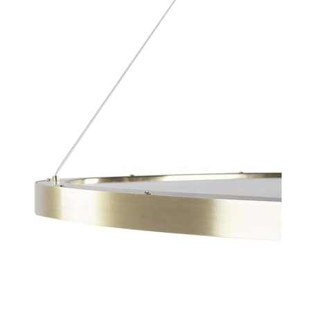 Lampa wisząca LED metalowa złota KRABURI