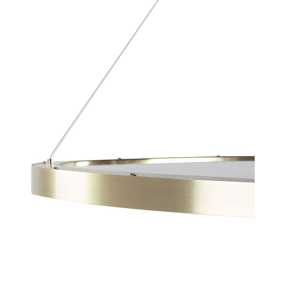 Lampa wisząca LED metalowa złota KRABURI