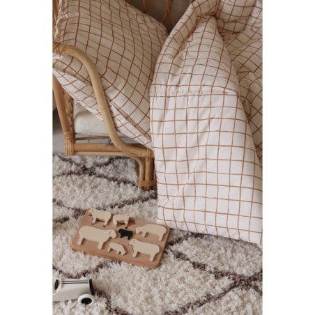 Pościel z wypełnieniem Camel Check 200cm x 220cm