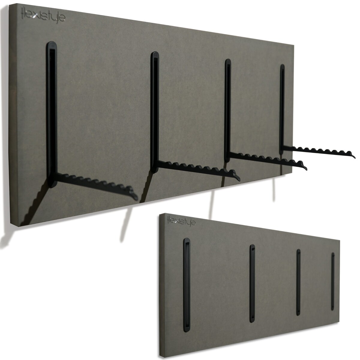 Wieszak na Ubrania szary 25x60cm na kurtki