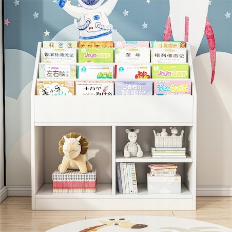 Regał na książki gazety dla dzieci szafka na zabawki stojąca biblioteczka