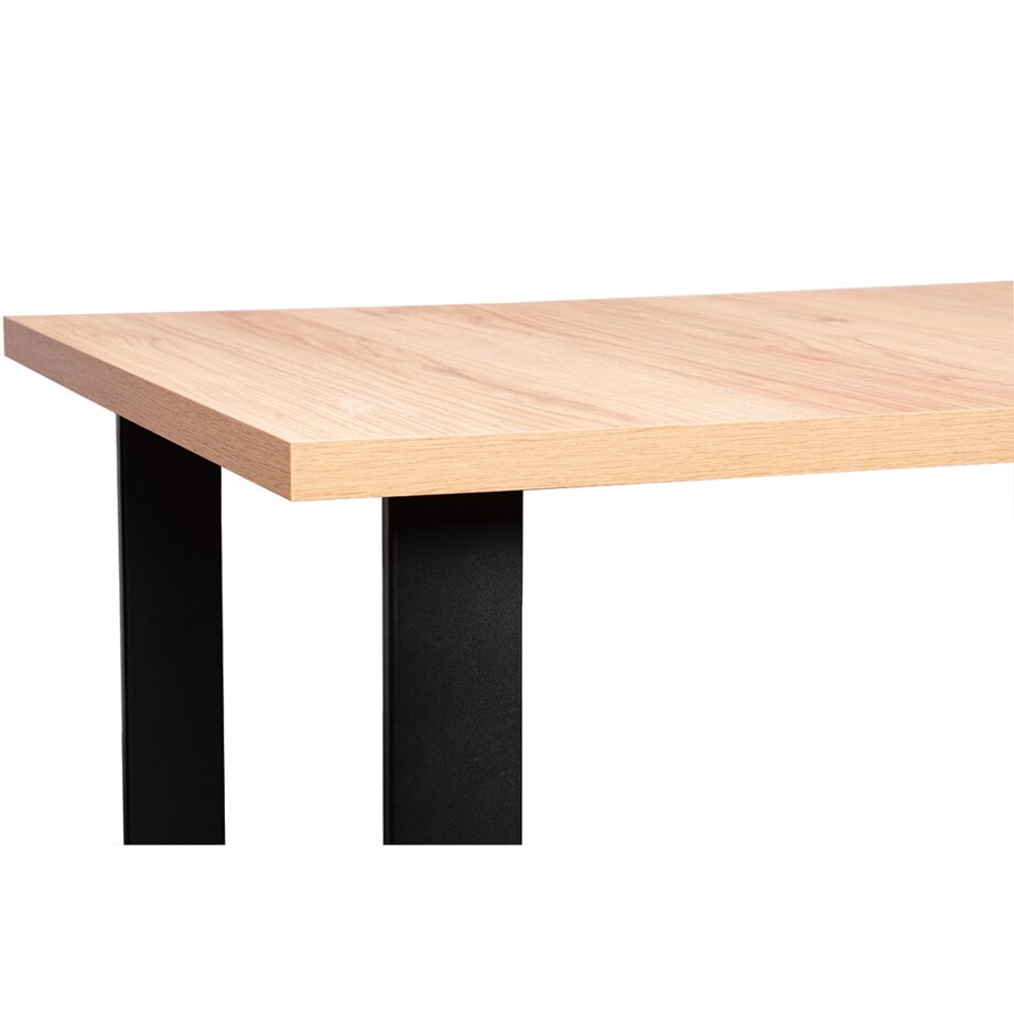 KONSIMO CETO Stół w industrialnym stylu matowy beżowy