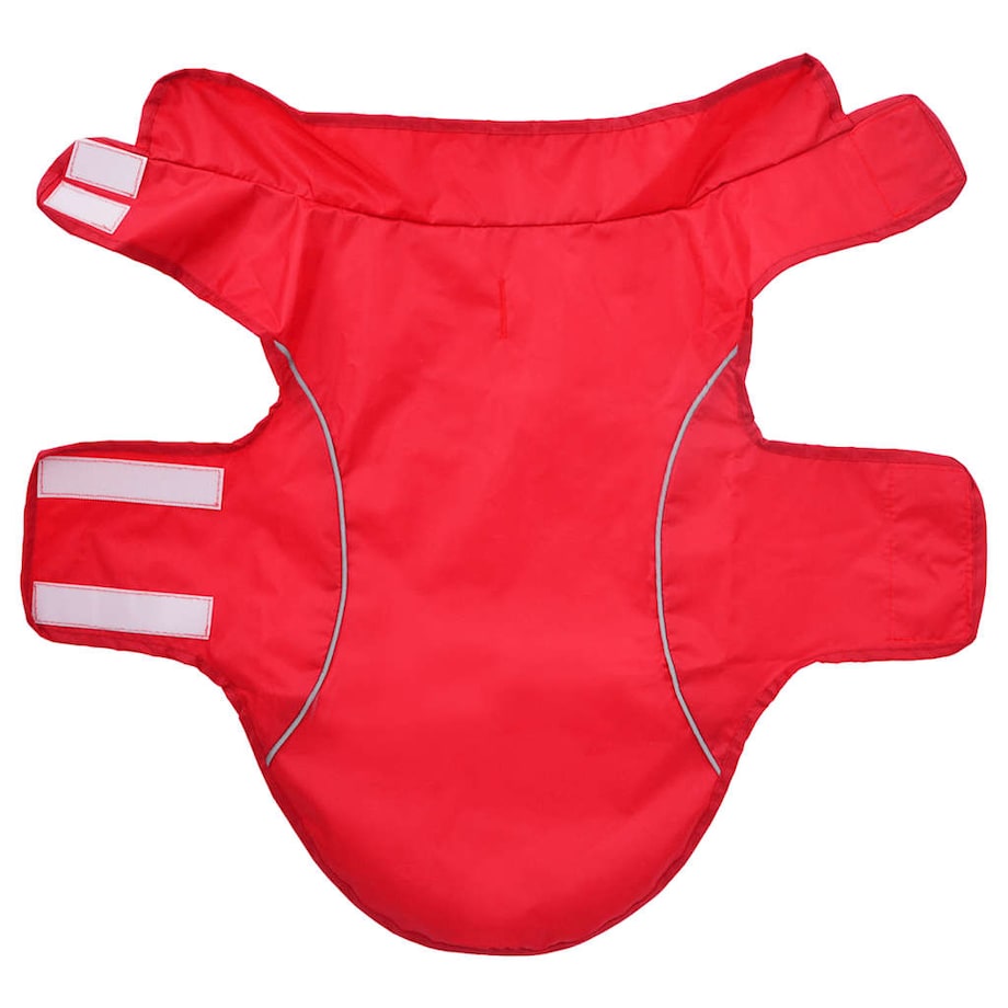 vidaXL Płaszcz przeciwdeszczowy dla psa z odblaskowymi paskami