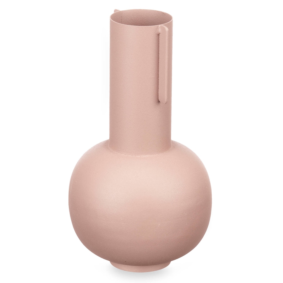 Wazon metalowy, pastelowy kolor, 14 x 28 cm