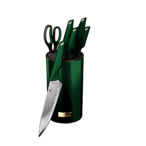 Zestaw noży w stojaku Emerald Collection BH-2794