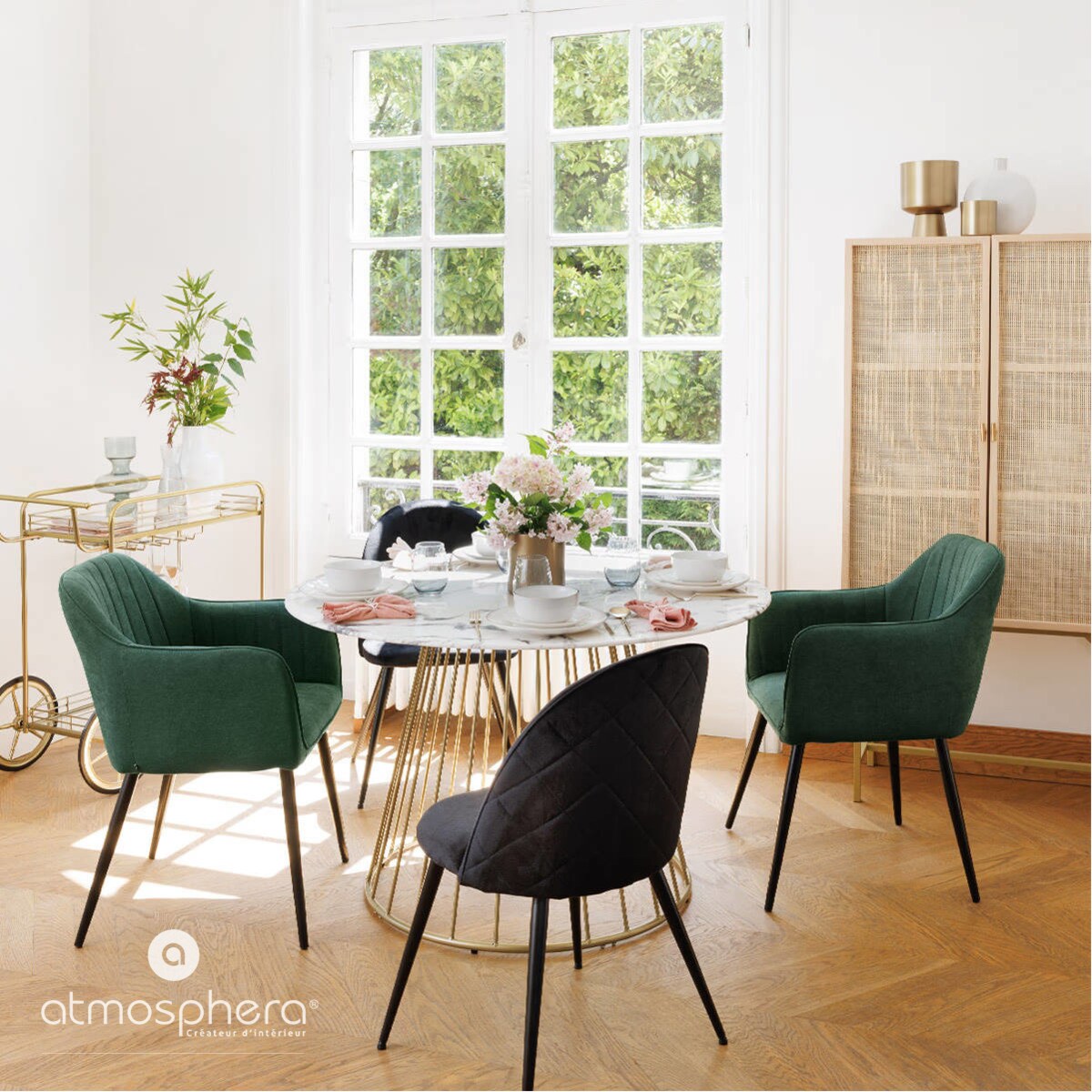 Krzesło tapicerowane do jadalni SLANO