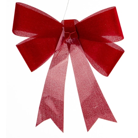 Dekoracja - kokarda kpl. 4 szt. 35x30x5 cm ARCUS czerwony