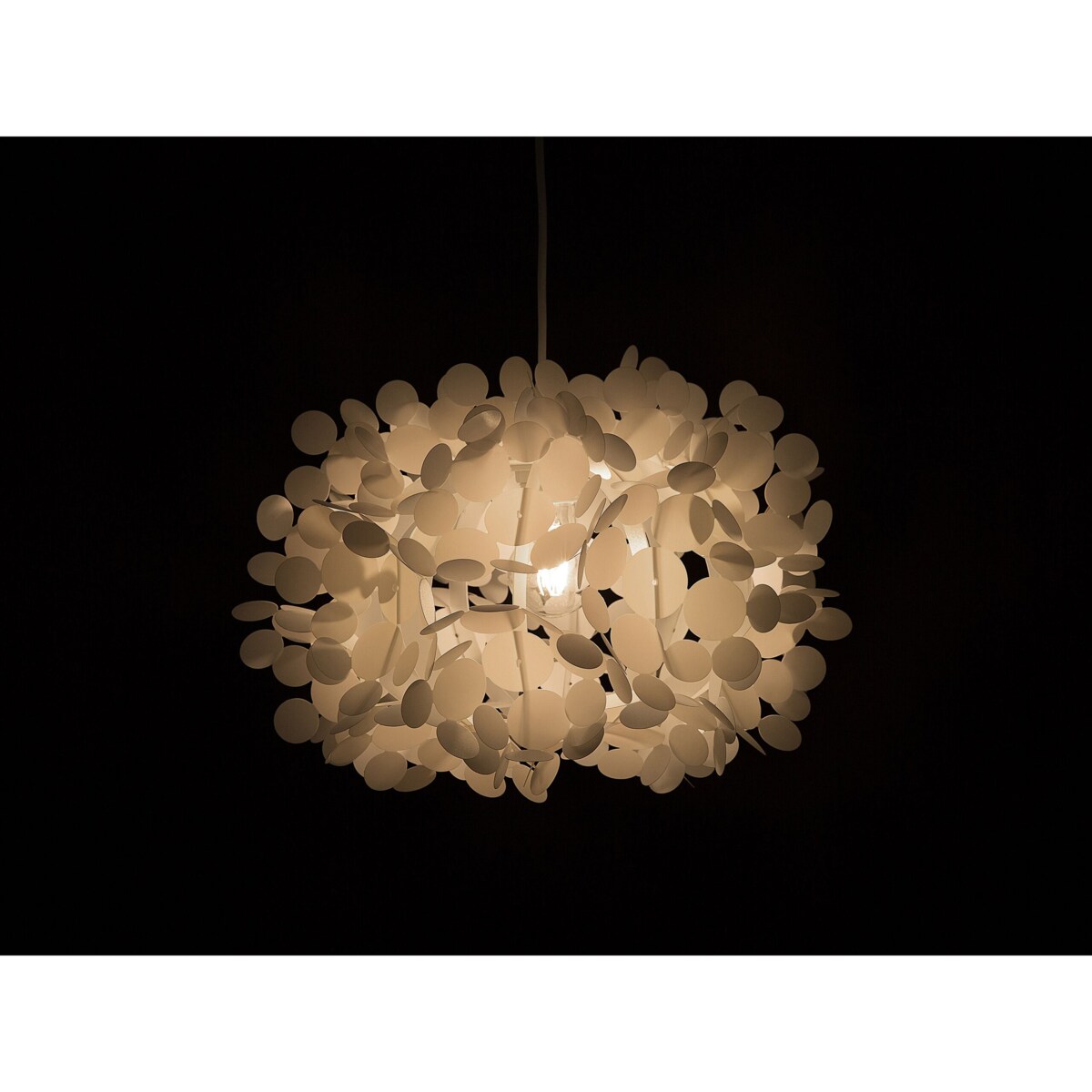 Lampa wisząca biała LAMONE