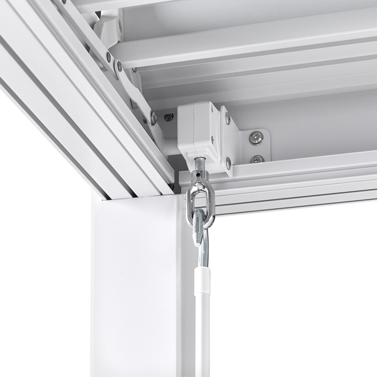 Pawilon ogrodowy FORNOLI Metal 296 cm 296 cm Biały