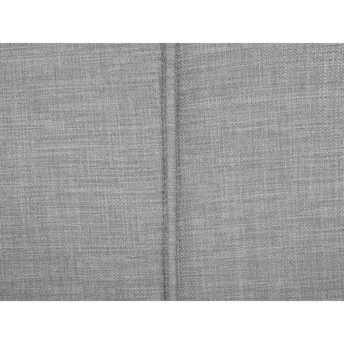 Łóżko wodne tapicerowane 140 x 200 cm szare NANTES