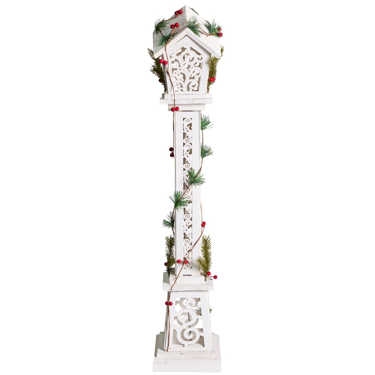 Dekoracja świąteczna LED LUMMENE Latarnia 80 cm Biały