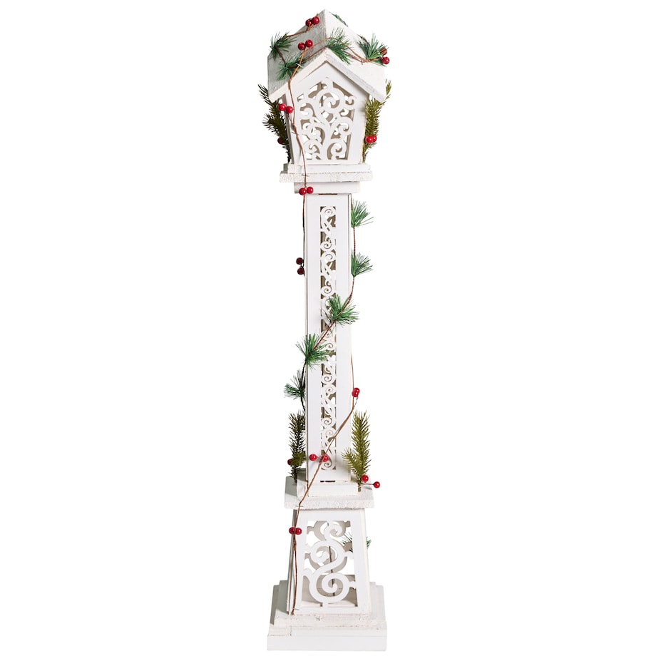 Dekoracja świąteczna LED LUMMENE Latarnia 80 cm Biały