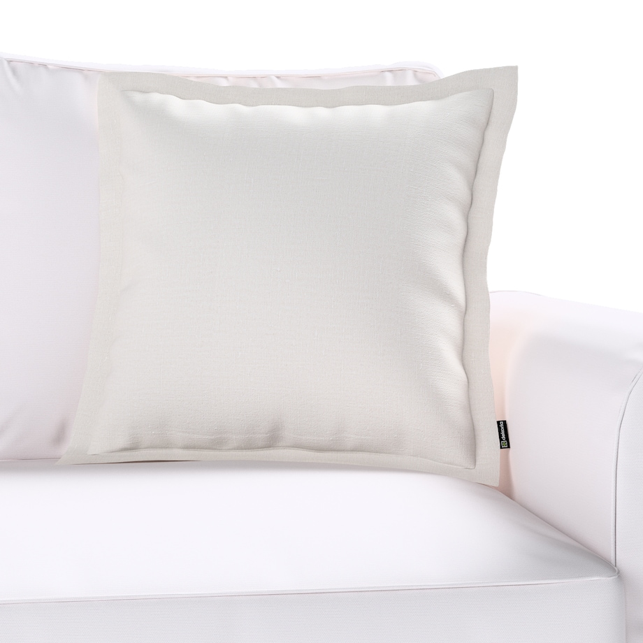 Poszewka Mona na poduszkę 45x45 śmietankowy biały