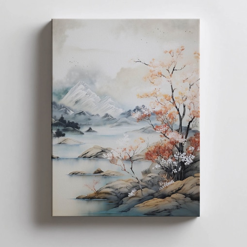 Ukojenie w Pastelach, 50x70 cm, bez ramy, płótno premium na blejtramie