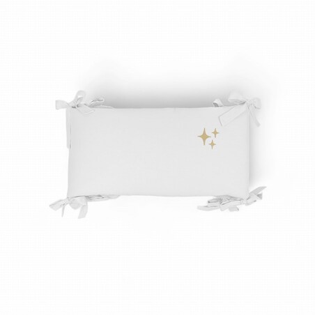 Ochraniacz do łóżeczka washed stars ecru - S