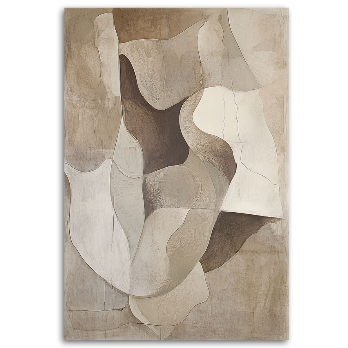 Feeby Obraz na płótnie, Abstrakcja Minimalizm Kształty 80x120