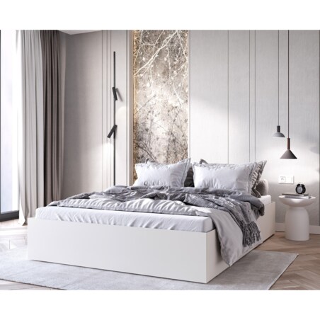 Łóżko MOND 120x200 z materacam - białe