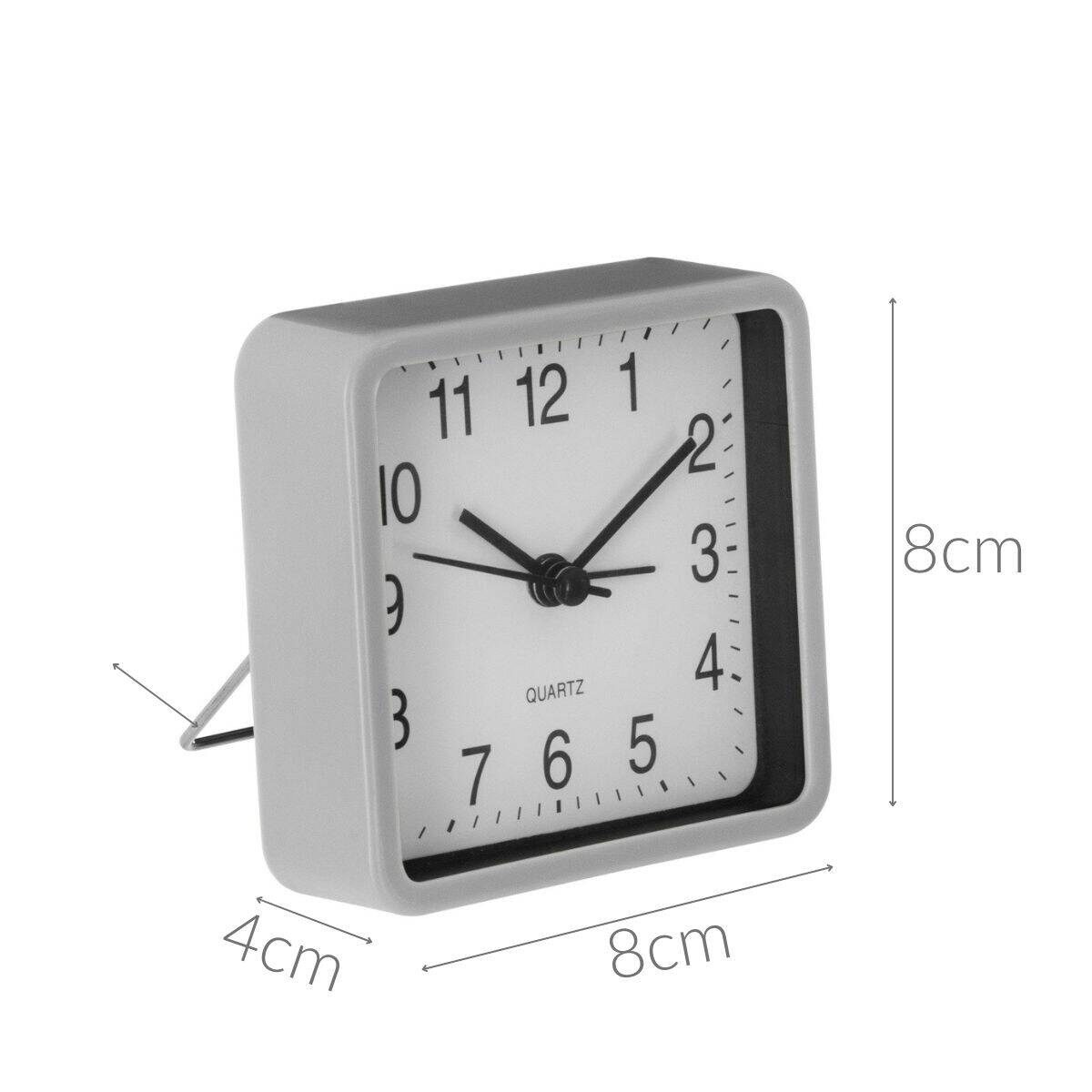 Cichy zegar do sypialni, budzik z mechanizmem QUARTZ