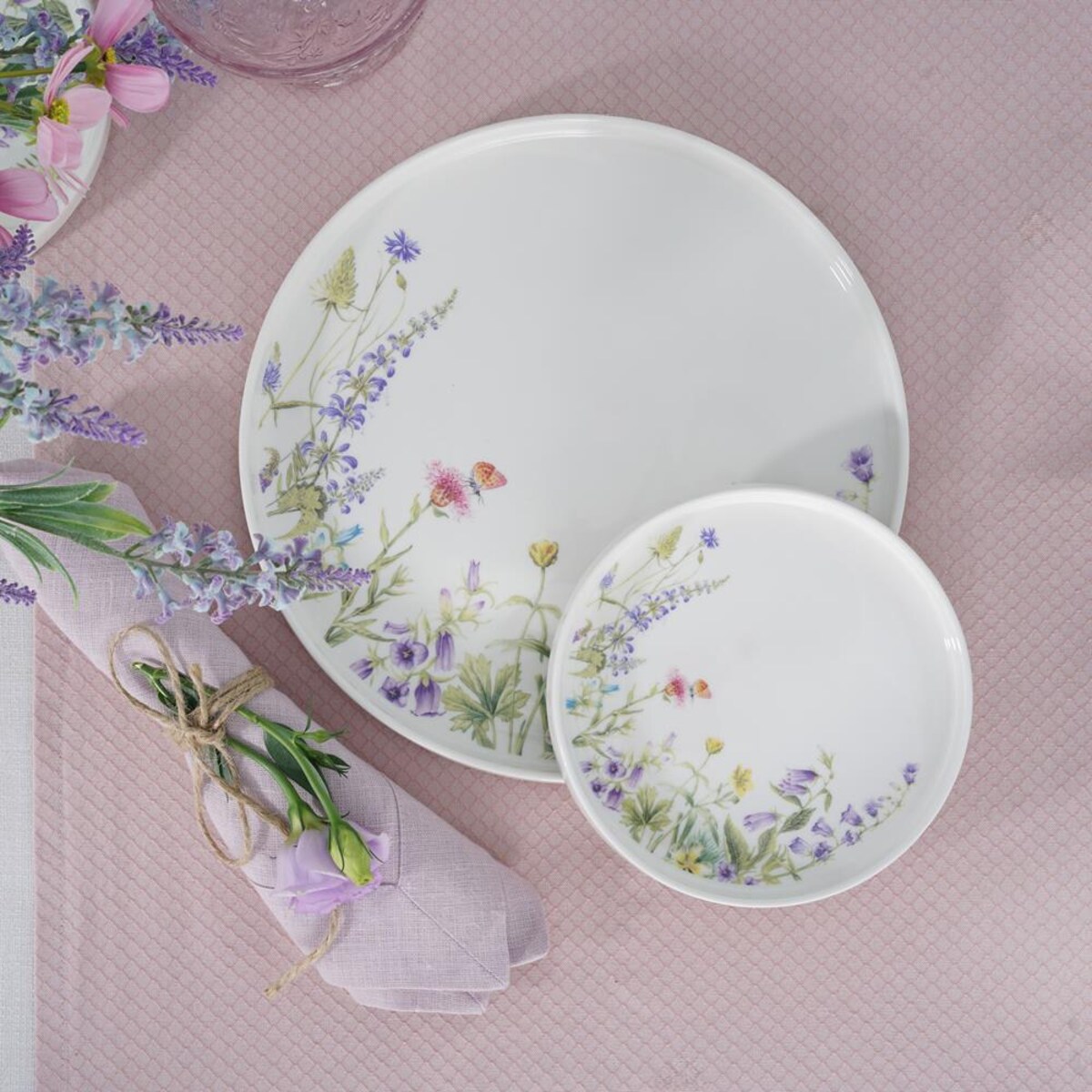 VILLA ITALIA Talerzyk deserowy 15 cm porcelanowy VIOLA