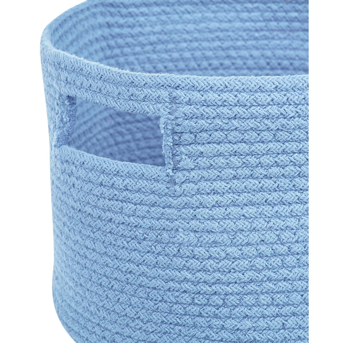 Zestaw 2 koszy bawełnianych niebieski CHINIOT