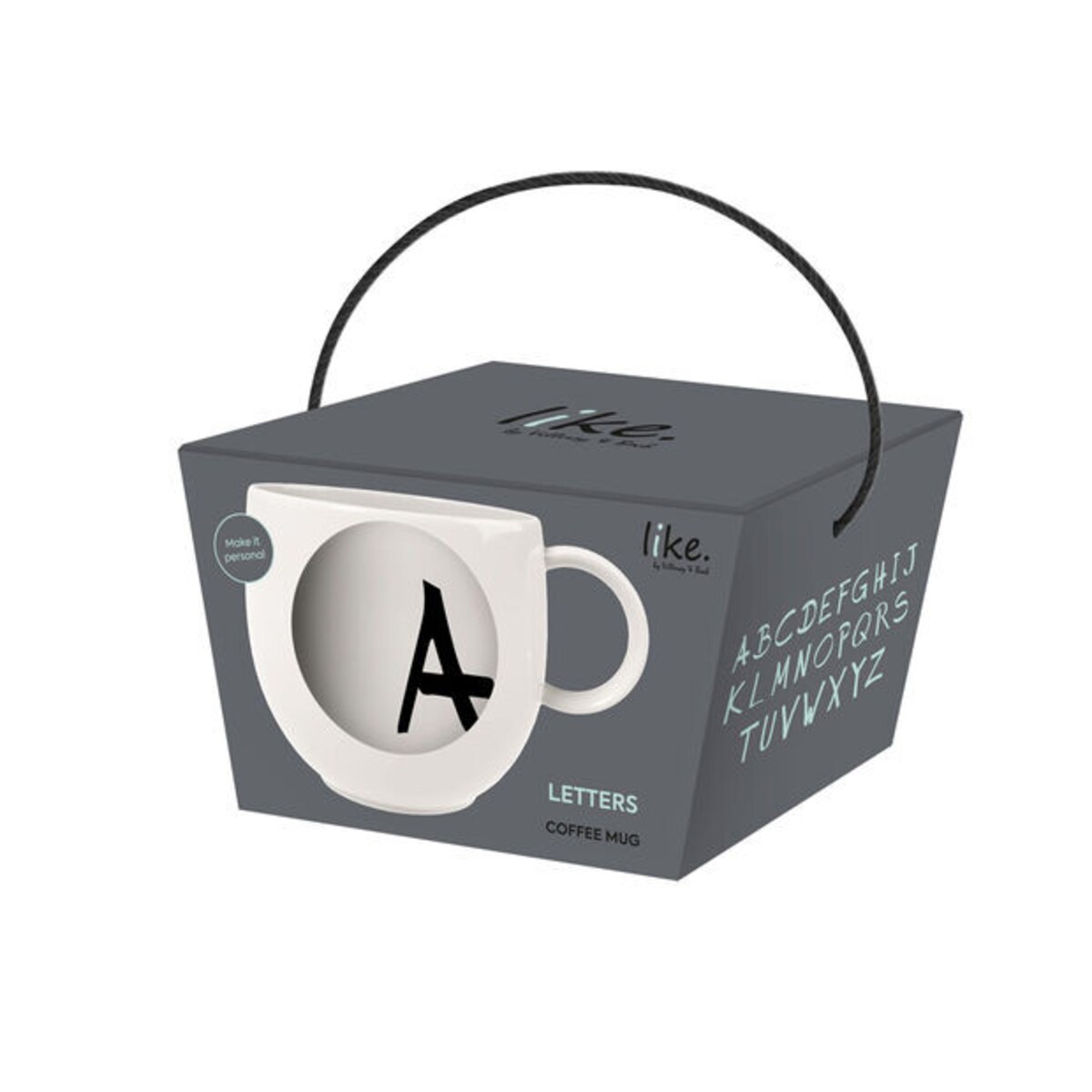 Kubek z literą A Letters, 330 ml, Villeroy & Boch