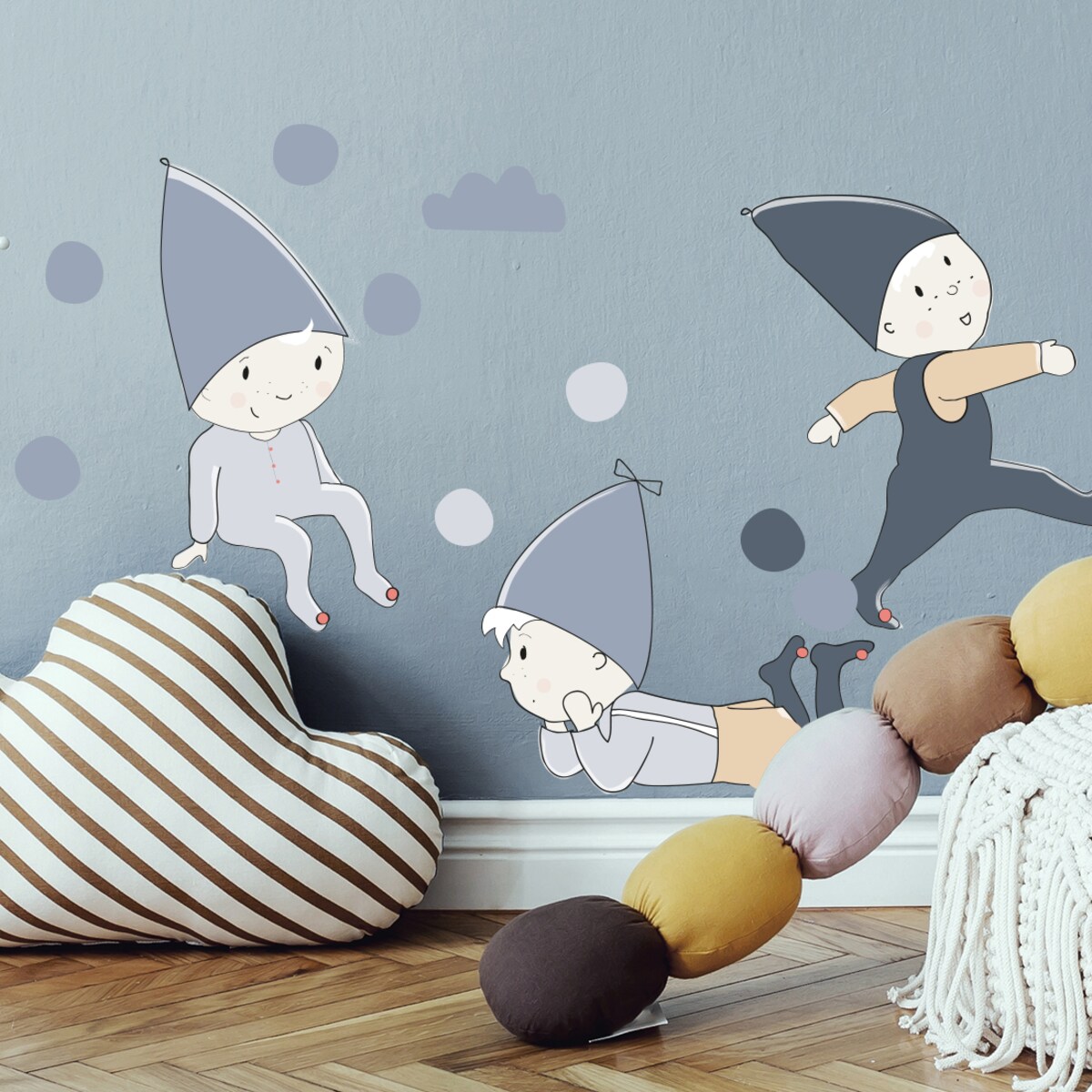 Naklejka na ścianę Skrzaty