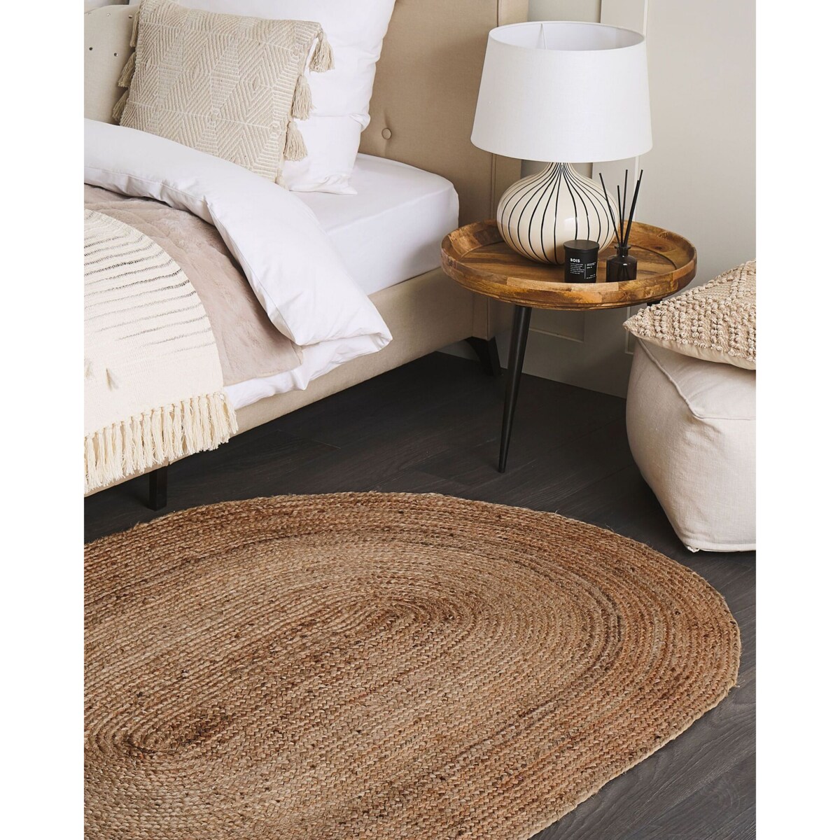 Dywan DEMIRCI Beżowy 120 x 180 cm Juta