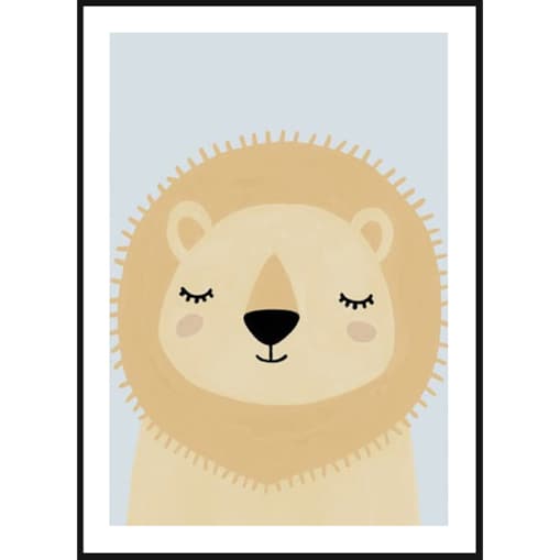 Poster Story, Plakat, Obraz - Uroczy Lew, wymiary 50 x 70 cm