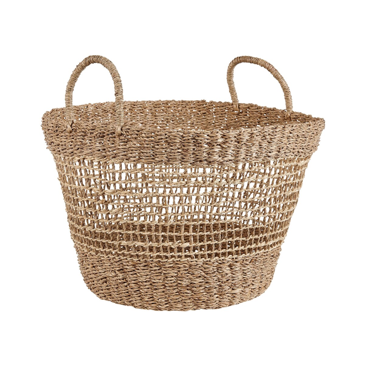 Zestaw 2 koszy z trawy morskiej naturalny AROWANA