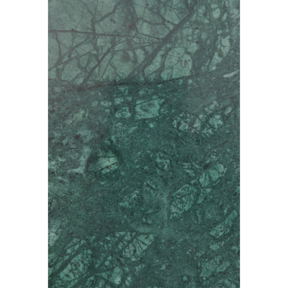 Stolik kawowy z drewna mango i zielonego marmuru Lavinia Ø90 cm