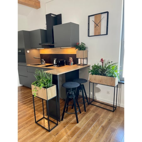 Kwietnik LOFT FIORINO lamele 42x22x40 cm