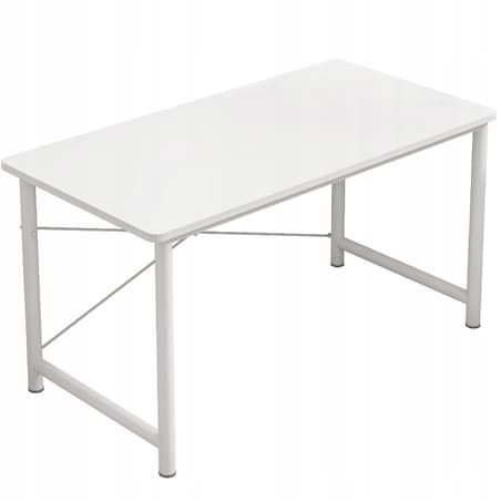 Biurko Komputerowe Młodzieżowe Stolik Białe Nowoczesne Loft Duże 100 Cm