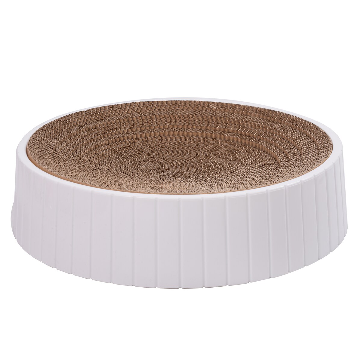 Drapak Dla Kota Z Tekturki Duży Do Drapania Zabawka Kot Leżący Okrągły