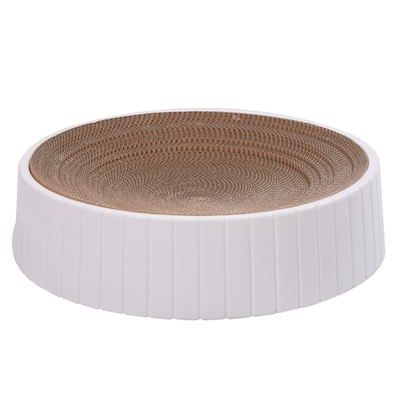 Drapak Dla Kota Z Tekturki Duży Do Drapania Zabawka Kot Leżący Okrągły